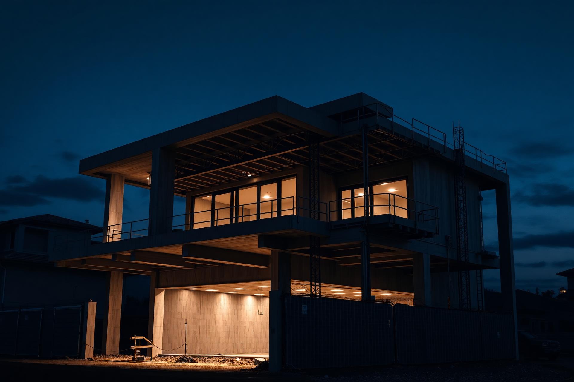 Imagem ilustrativa de obra residencial